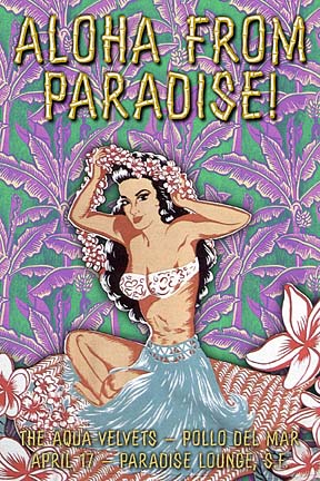 Pollo Del Mar plays at The Paradise Lounge with the Aqua Velvets